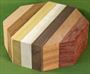 Bowl #408 - Assorted Exotic Hardwood Striped Segmented Bowl Blank ~ 6 x 2 ~ $24.99